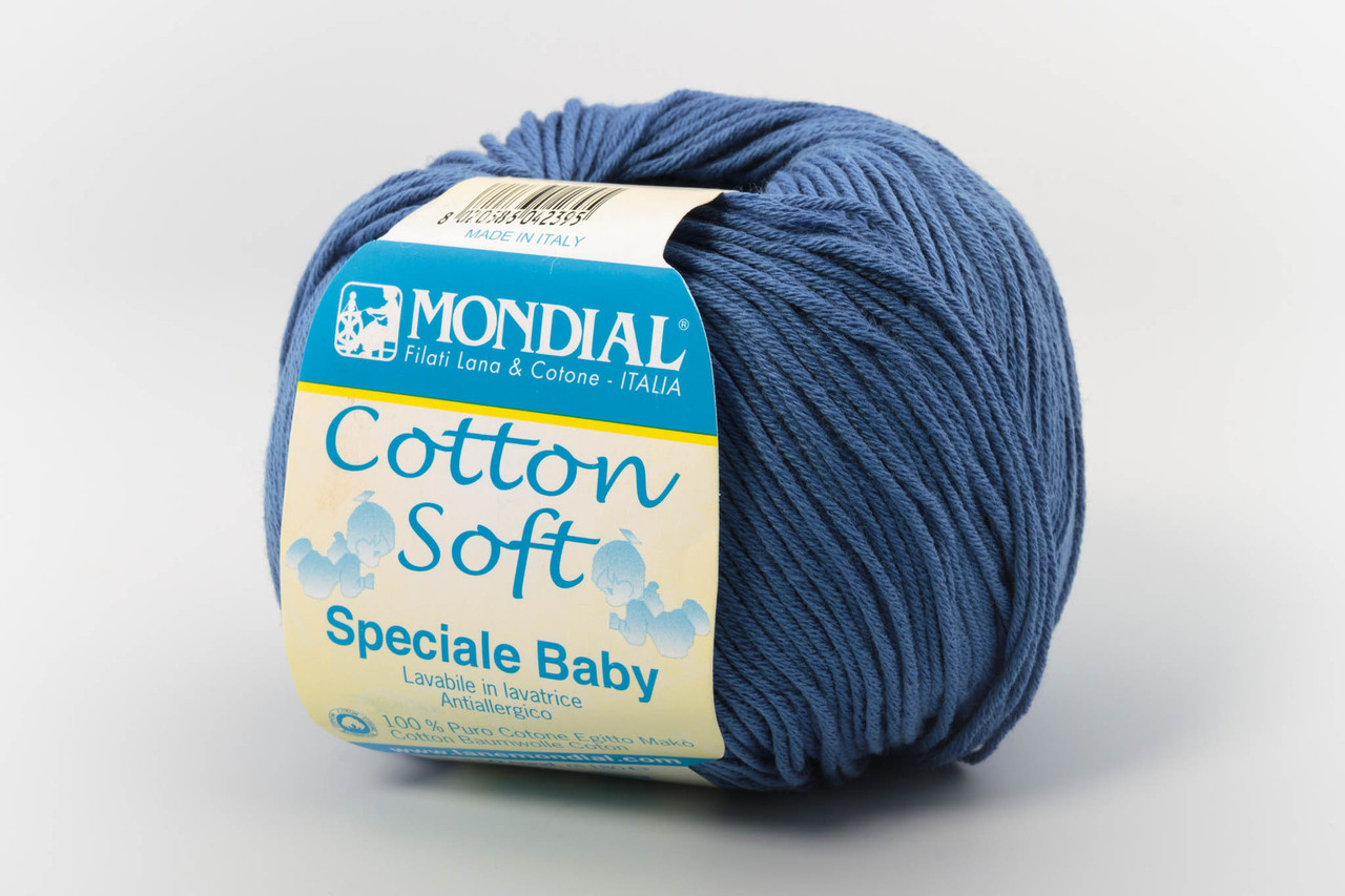 Пряжа Mondial Cotton Soft (Speciale Baby), Color No.0901 насыщенный