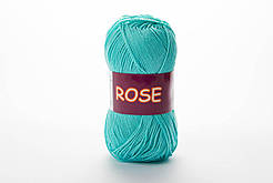 Пряжа бавовняна Vita Cotton Rose, Color No.3909 бірюзово-зелений