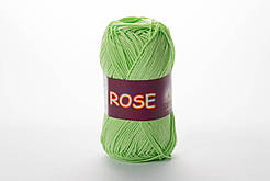 Пряжа бавовняна Vita Cotton Rose, Color No.3910 салат