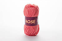 Пряжа хлопковая Vita Cotton Rose, Color No.3905 розовый корал