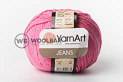 Пряжа YarnArt Jeans 42 яскраво-рожевий