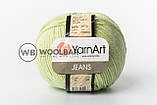 Пряжа YarnArt Jeans 52 зелений, фото 9