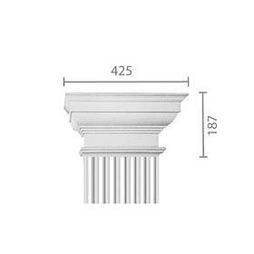 Капітель пілястри, гіпсова капітель кп-87