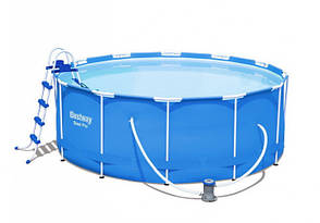 Басейн каркасний круглий Bestway 56420 366х122см Blue, фото 1