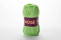 Пряжа хлопковая Vita Cotton Rose, Color No.3910 салат