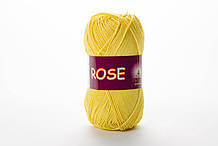 Пряжа бавовняна Vita Cotton Rose, Color No.3916 жовтий