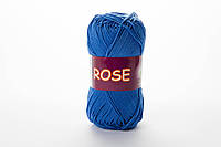 Пряжа хлопковая Vita Cotton Rose, Color No.3931 насыщенный голубой