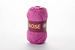Пряжа бавовняна Vita Cotton Rose, Color No.3934 рожево-бузковий
