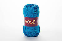 Пряжа хлопковая Vita Cotton Rose, Color No.3937 яркая бирюза