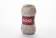 Пряжа бавовняна Vita Cotton Rose, Color No.3939 світло-сірий