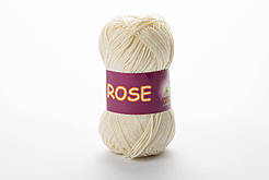 Пряжа бавовняна Vita Cotton Rose, Color No.3950 молочний