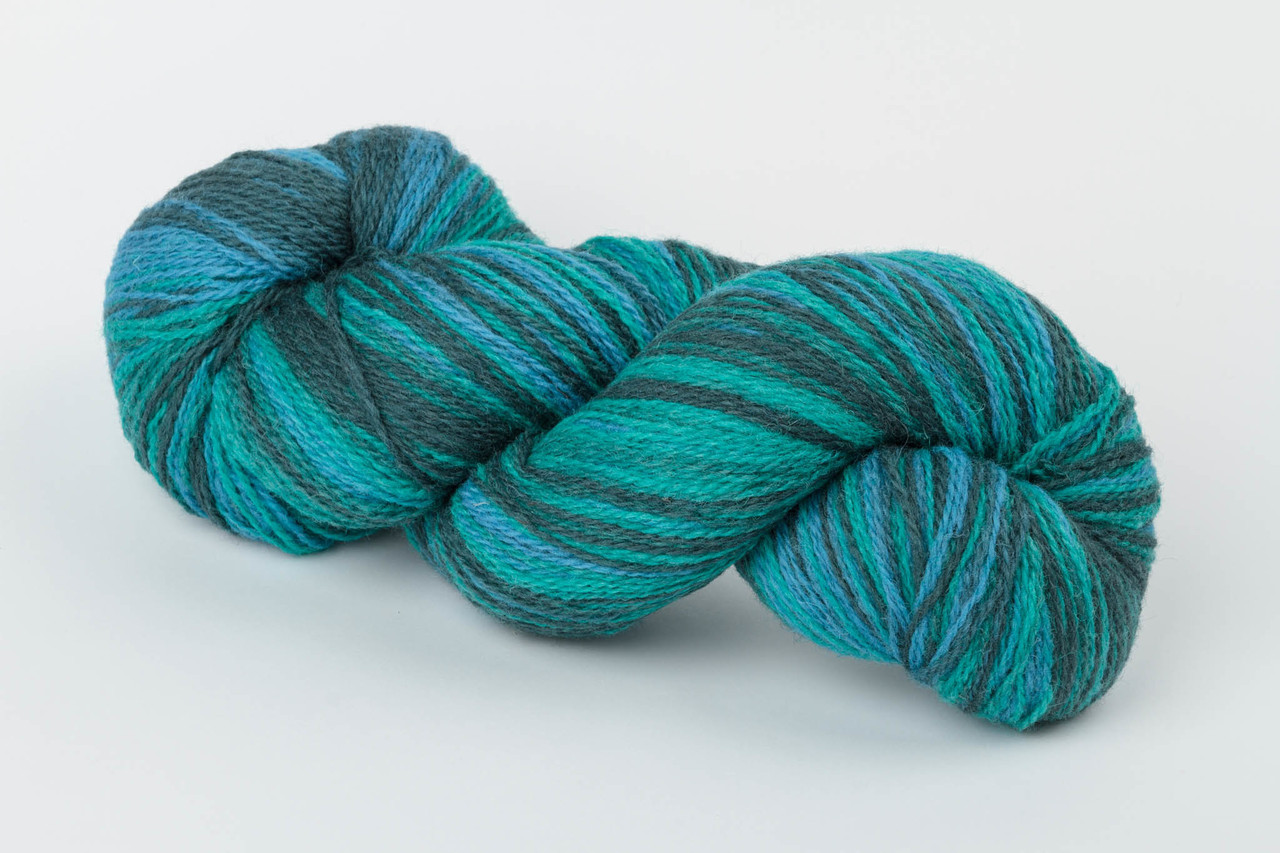 Пряжа Aade Long Kauni, Artistic yarn 8/2 Aqua (Аква), 216 г