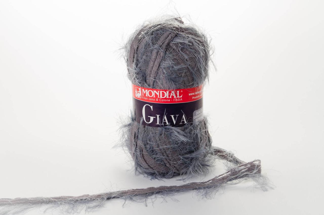 Пряжа Mondial Giava, Color No.0933 сірий
