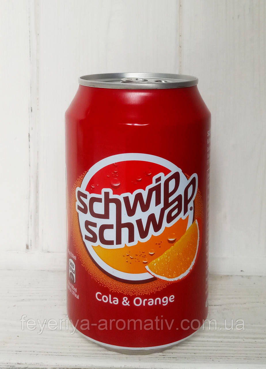Газований напій Schwip Schwap cola+orange 330 ml
