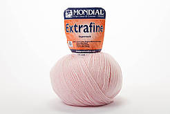 Пряжа Mondial Extrafine Superwash, Color No.0085 блідо-рожевий