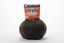 Пряжа Mondial Extrafine Superwash, Color No.0149 коричневий середній