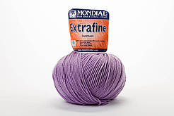 Пряжа Mondial Extrafine Superwash, Color No.0155 яскравий бузок