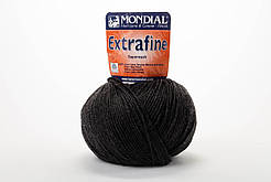 Пряжа Mondial Extrafine Superwash, Color No.0705 вугілля