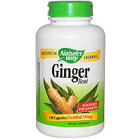 Корень имбиря (Ginger Root), Nature's Way, 550мг, 180 капсул