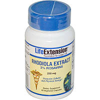 Родиола розовая (Rhodiola Extract), Life Extension, 250 мг, 60 капсул