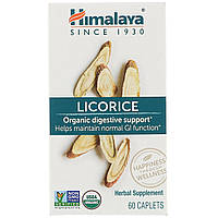 Корень солодки, Licorice, Himalaya Herbal Healthcare, 60 каплет