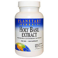 Базилик священный, Holy Basil Extract, Planetary Herbals, 450 мг, 120 кап