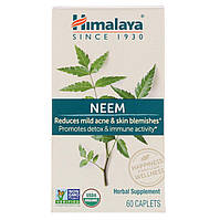 Ним, Neem, Himalaya Herbal Healthcare, 60 каплет.