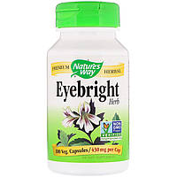 Очанка, Eyebright Herb, Nature's Way, 430 мг, 100 капсул