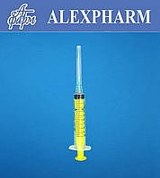 Шприц одноразовий 10мл Luer-Lock з голкою 21G 0,8*40м уп/100