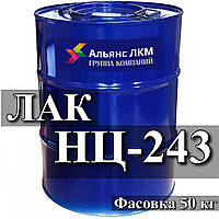 Лак НЦ-243 для оздоблення меблів та інших дерев'яних виробів, що експлуатуються всередині приміщення.