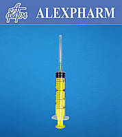 Шприц одноразовий 20мл Luer-Lock з голкою 21G 0,8*40мм уп/50шт