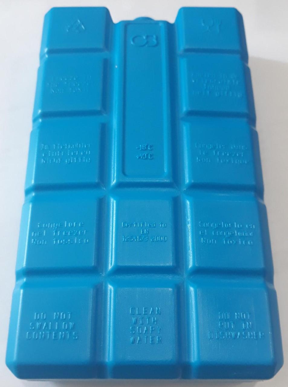 Акумулятор холоду 16х9х3,5 для термосумки 400 г блакитний