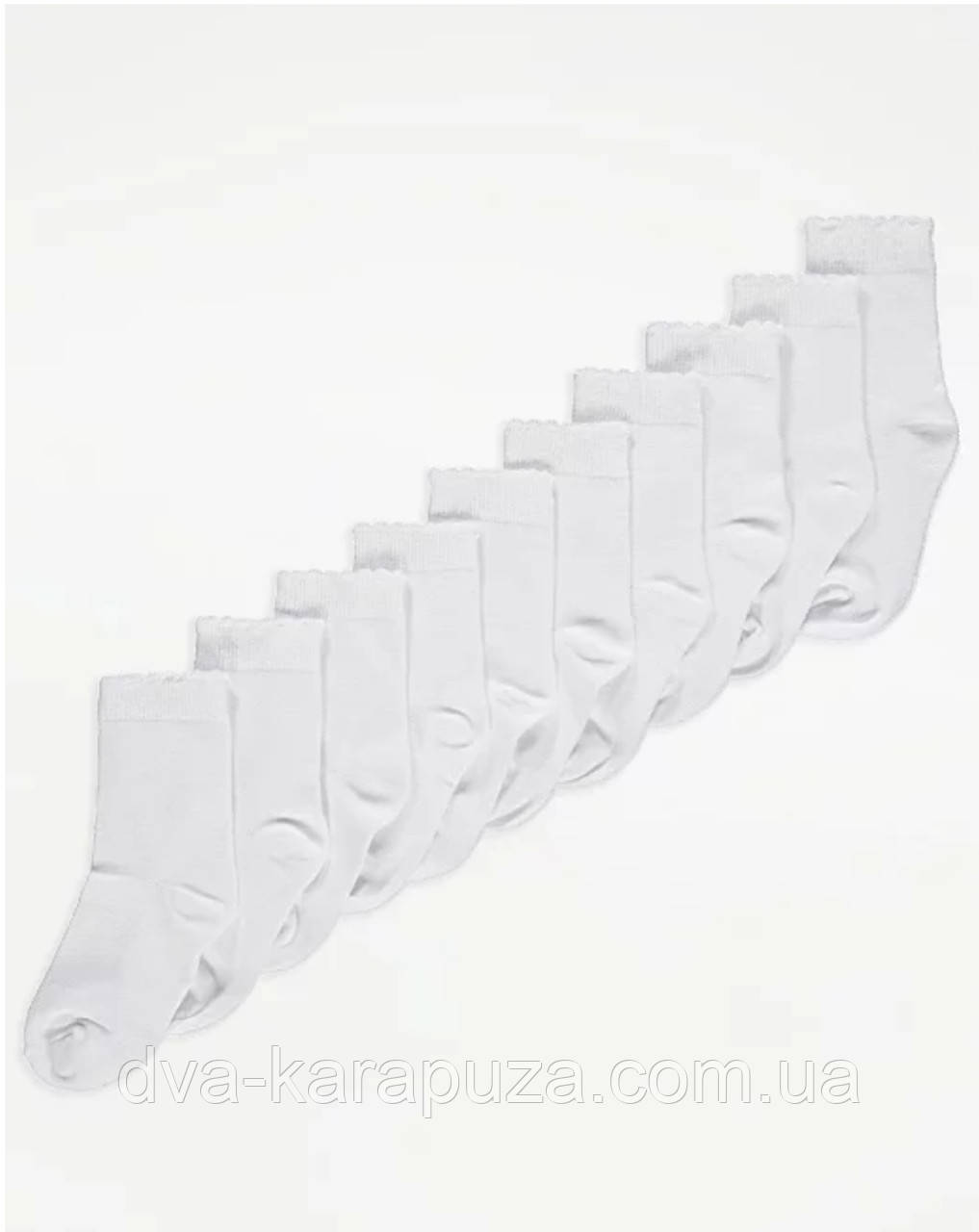 Шкарпетки білі George, 31-36 EUR!, фото 1