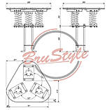Дитячий вуличний балансир-клоуд на пружинці для майданчика, фото 3