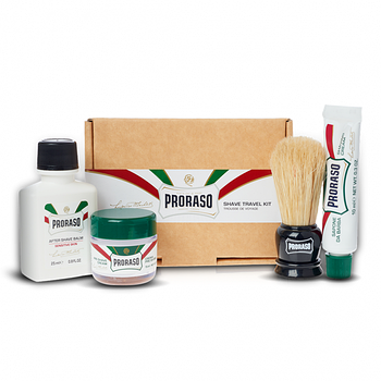 Композитний набір для гоління Proraso Travel Shaving Kit Refresh