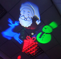 Лазерний проєктор-гірлянда диско-ліхтар для новорічного декору для дому LASER Light SE 328-01 ART 7413 S