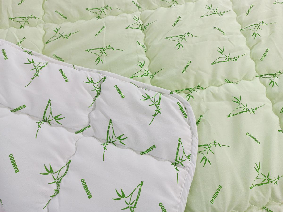 Ковдра Бамбук Преміум Leleka-Textile 175х210 см весна-осінь Двоспальне одіяло, фото 1