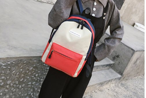 Стильні тканинні барвисті рюкзаки для школи