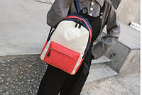 Стильные тканевые красочные рюкзаки для школы