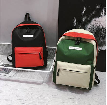 Стильні тканинні барвисті рюкзаки для школи, фото 2