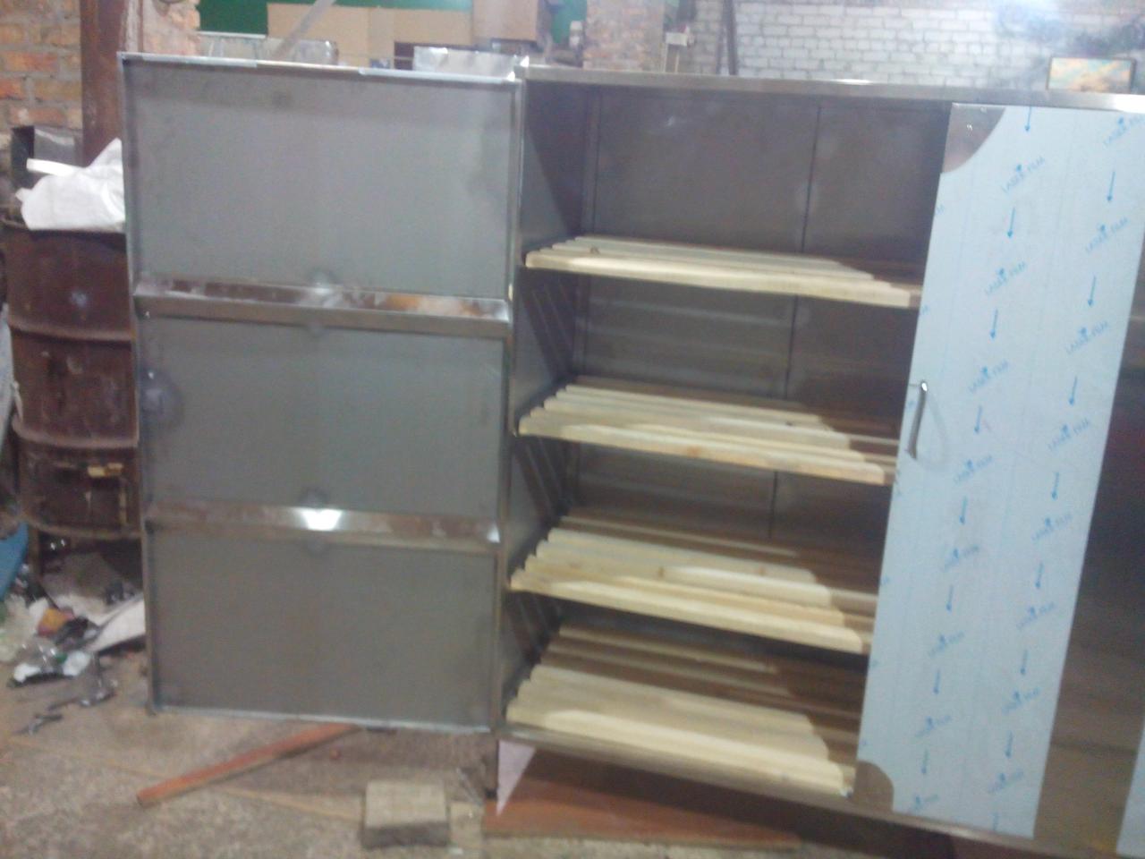 Шкаф из нержавеющей стали для хлеба 1100*500*1600 - фото 7 - id-p1294099199