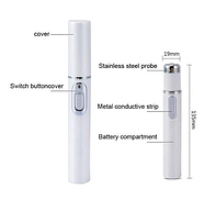 Лазерна ручка для видалення акне і зменшення зморшок на шкірі KD-7910 Blue Light Acne Treatment Біла (KG-104), фото 2
