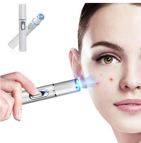 Лазерна ручка для видалення акне і зменшення зморшок на шкірі KD-7910 Blue Light Acne Treatment Біла (KG-104)