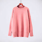 Светр жіночий трикотажний жовтий, фото 3