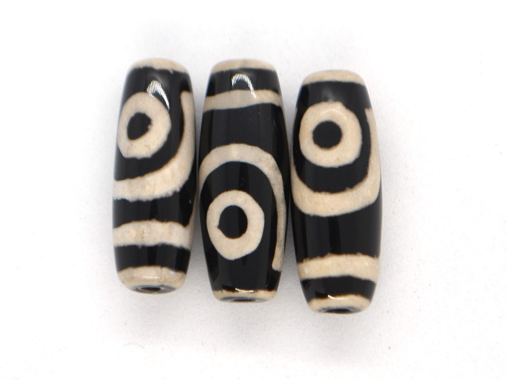 Бусина Дзі 2 очі — підсилює любов, гармонізує відносини, фото 1