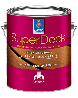 SuperDeck Exterior Oil-Based — напівпрозоре просочення для дерева на олійній основі. Sherwin-Williams