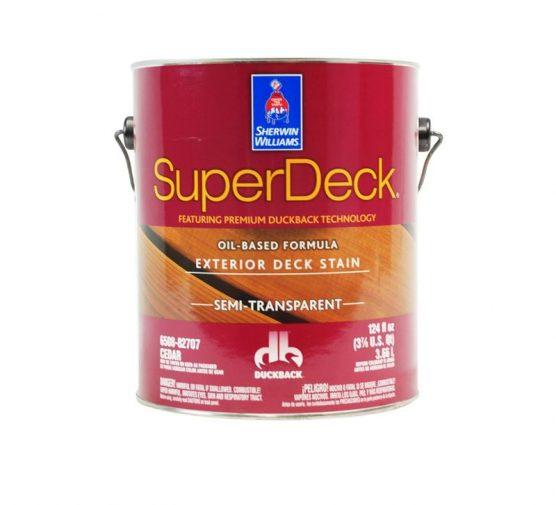 SuperDeck Exterior Oil-Based Transparent Stain - олійне прозоре просочення для дерева. Sherwin-Williams