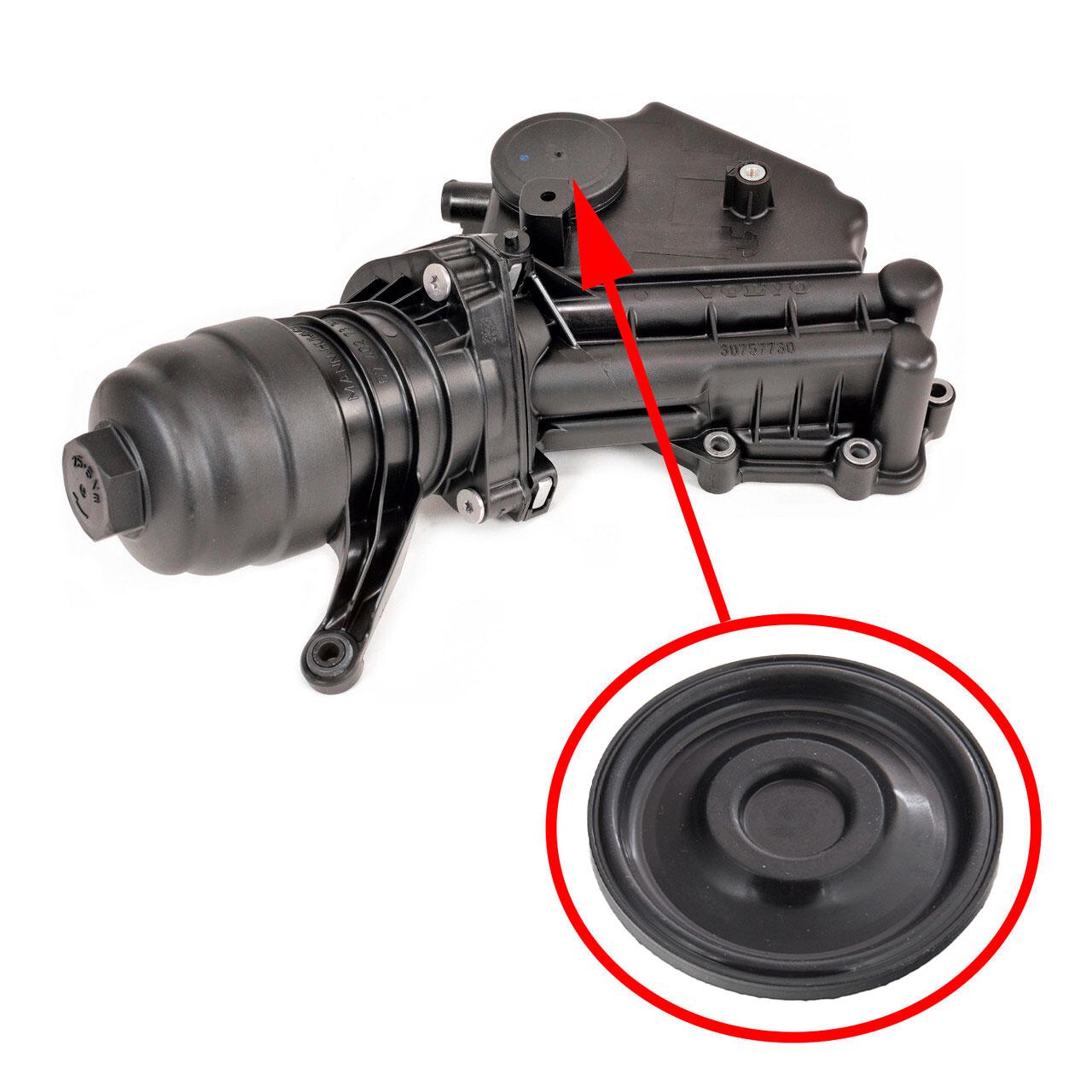 Мембрана корпусу масляного фільтра Volvo 2.0D, 2.4D, 2.5D 30757730