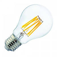 Лампа эдисона филаментная (10W, цоколь Е27, 4200К) винтажная ретро лампочка для интерьера светодиодная GLOBE
