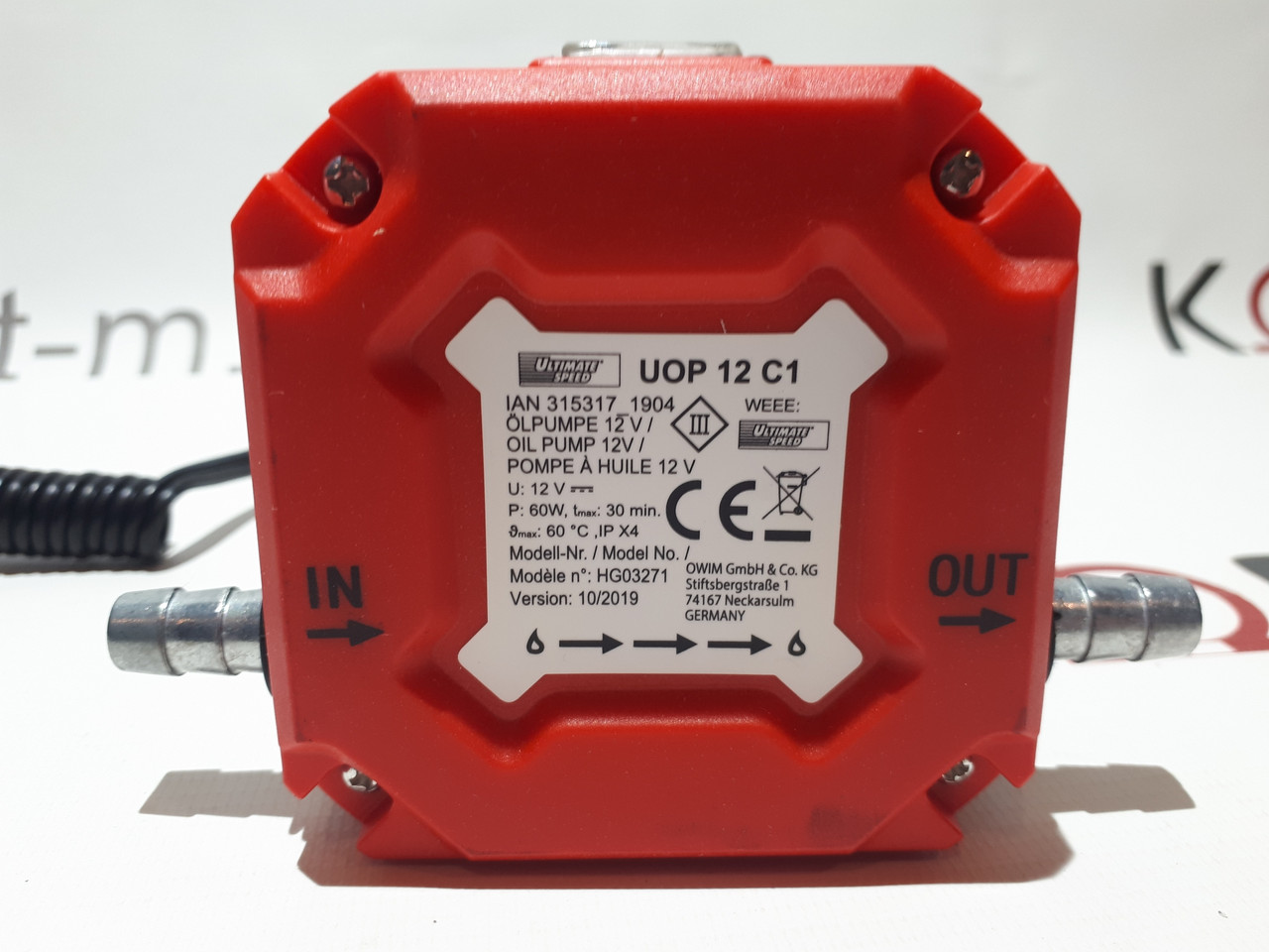 Насос для перекачки ГСМ Ultimate Speed 12 V UOP C1 (ID#1150686793), цена:  1050 ₴, купить на